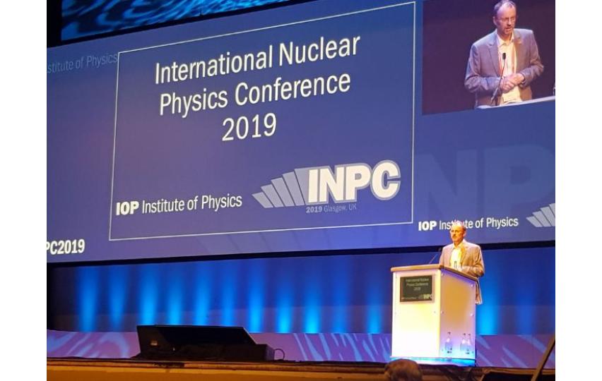 David Ireland opening the INPC 2019 conference in Glasgow