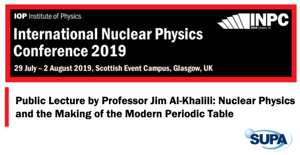 Supa Sponsored Event Jim Al Khalili Public Lecture